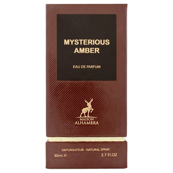 Maison Alhambra Mysterious Amber Eau de Parfum Spray Unisex Perfume, 80 ml