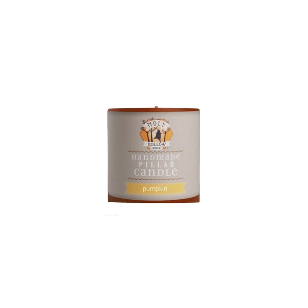 Unscented Pillar Candles, Pumpkin