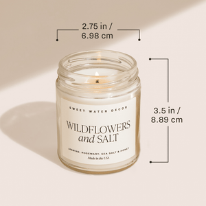 Love You, Mom Soy Candle - Clear Patterned Jar - 9 oz
