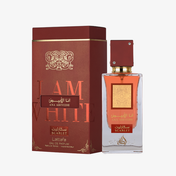 Lattafa Ana Abiyedh Scarlet Eau de Parfum Spray Unisex Perfume, 100 ml