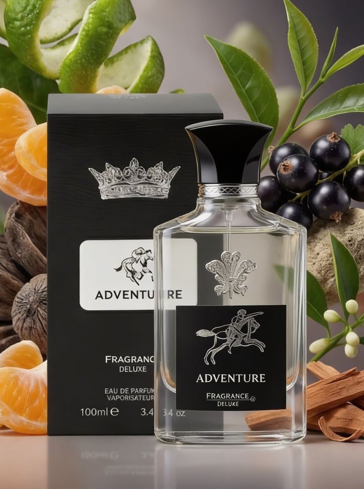 Fragrance Deluxe Adventure Black Eau De Parfum for Men, 100 ml