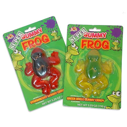 Albert's Super Frog Gummy Candy, 5.29 Ounce Blister Pack