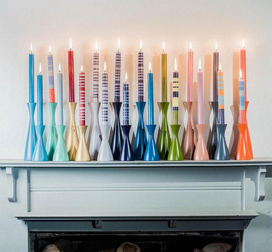 British Colour Standard Wooden Candle Holder