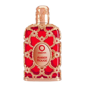 Orientica Luxury Collection Amber Rouge Eau De Parfum – Woody, Amber, Saffron, Praline, Jasmine, Orange, Oak Moss, Seaweed – Arabic Perfume for Men & Women – 2.7oz / 80ml