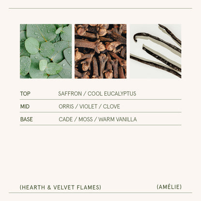 Amélie – Hearth & Velvet Flames 3oz Candle