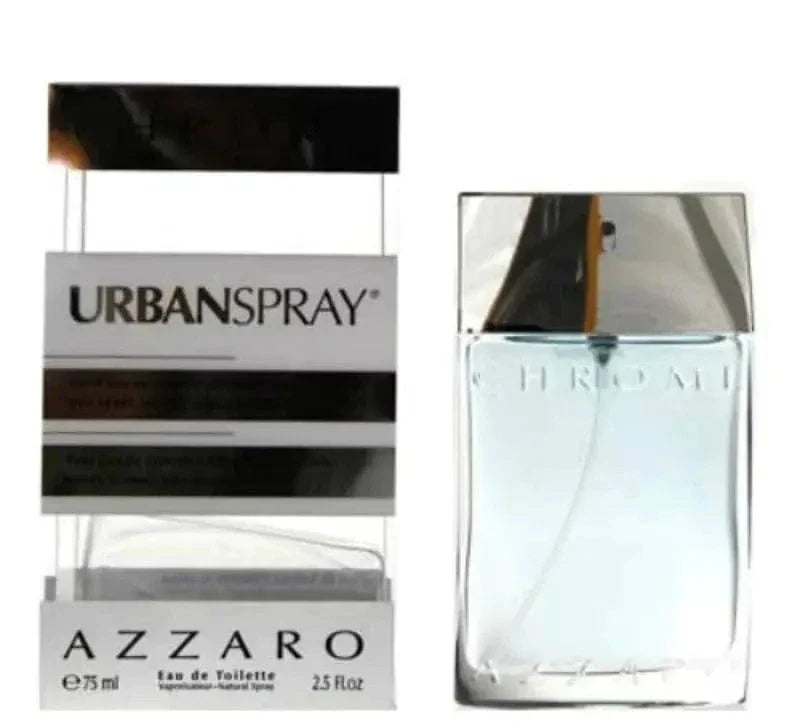 Azzaro Chrome UrbanSpray For Men 2.5 oz Eau De Toilette Spray