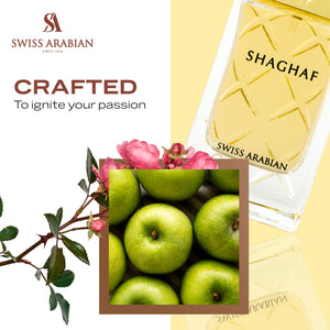 Swiss Arabian Shaghaf Feminine Luxury Eau de Parfum Spray for Women, 75 ml