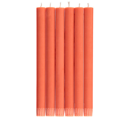 British Colour Standard Eco Dinner Candles, 25cm / 10'' H - 25 per pack