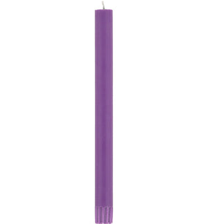 British Colour Standard 25cm / 10'' H Doge Purple Eco Dinner Candles, Gift Box of 6