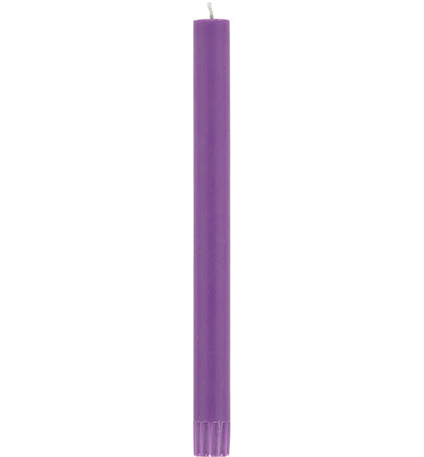 British Colour Standard 25cm / 10'' H Doge Purple Eco Dinner Candles, Gift Box of 6