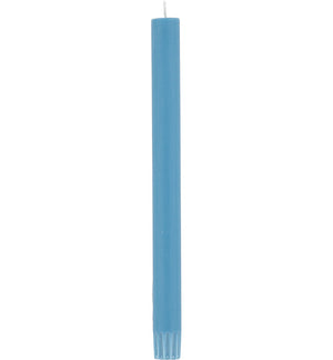 British Colour Standard 25cm / 10'' H Medici Blue Eco Dinner Candles, Gift Box of 6