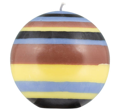 British Colour Standard Striped Ball Candles
