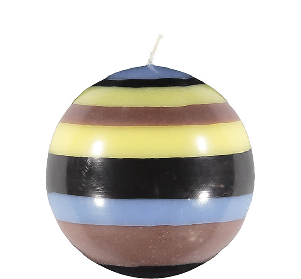 British Colour Standard Striped Ball Candles