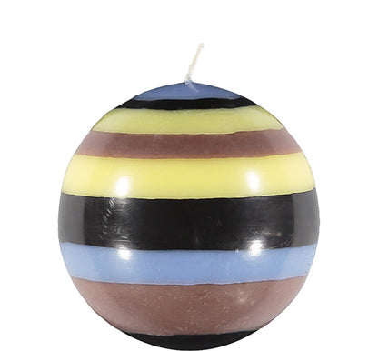 British Colour Standard Striped Ball Candles