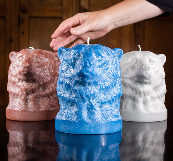 British Colour Standard Bear Head Eco Candle