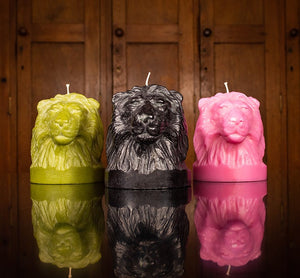 British Colour Standard Lion Head Eco Candle