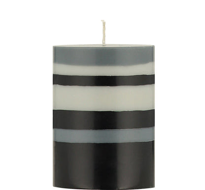 British Colour Standard Stripped Eco Pillar Candles