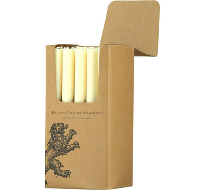 British Colour Standard Eco Dinner Candles, 25cm / 10'' H - 25 per pack