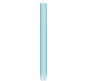 British Colour Standard 25cm / 10'' H Powder Blue Eco Dinner Candles, Gift Box of 6