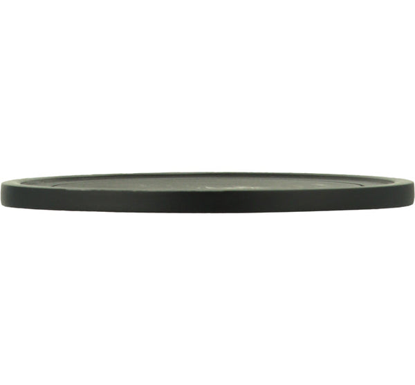British Colour Standard Large Metal Candle Plate - Jet Black