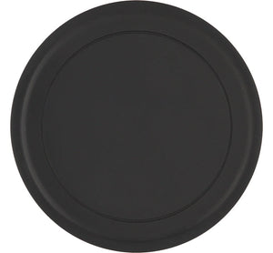 British Colour Standard Large Metal Candle Plate - Jet Black