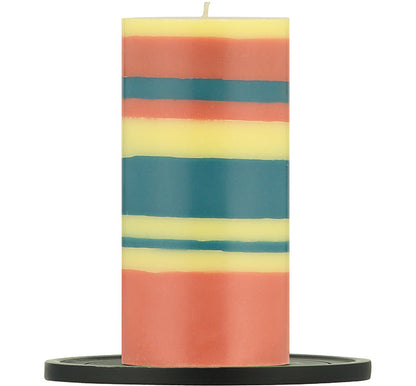 British Colour Standard Large Metal Candle Plate - Jet Black