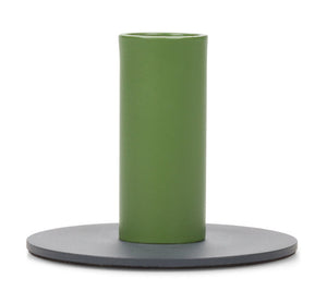 British Colour Standard Two-Tone Metal Candleholders