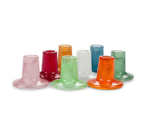 British Colour Standard Glass Candleholder in Gift Box