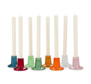 British Colour Standard Glass Candleholder in Gift Box
