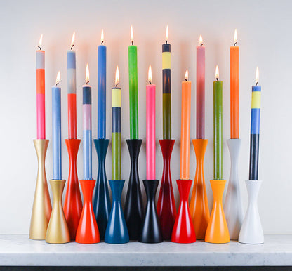 British Colour Standard Wooden Candle Holder