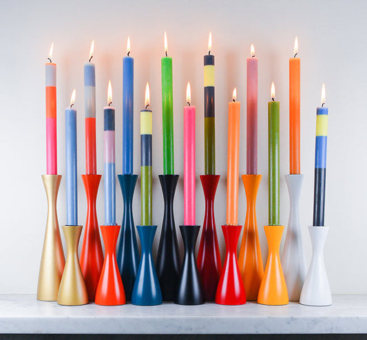 British Colour Standard Wooden Candle Holder