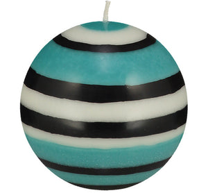 British Colour Standard Striped Ball Candles