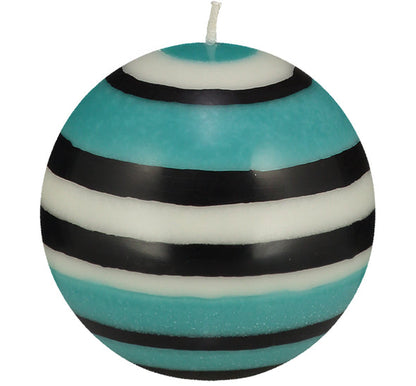 British Colour Standard Striped Ball Candles
