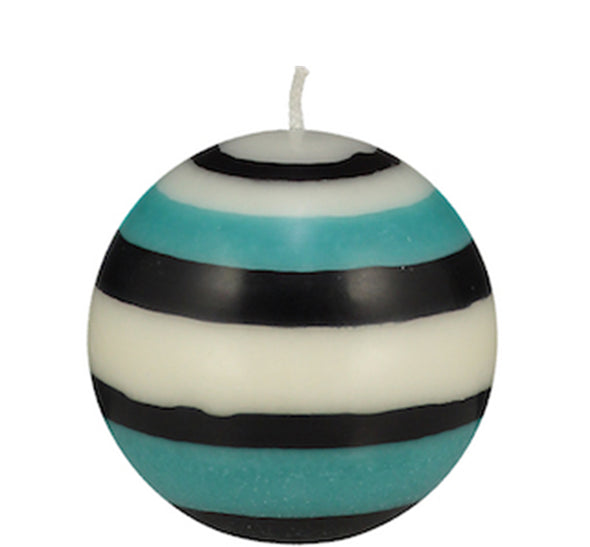 British Colour Standard Striped Ball Candles