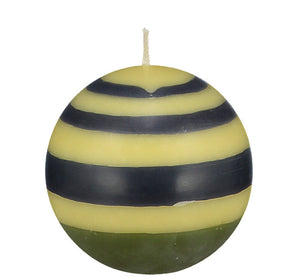 British Colour Standard Striped Ball Candles