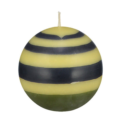 British Colour Standard Striped Ball Candles