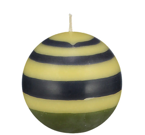 British Colour Standard Striped Ball Candles
