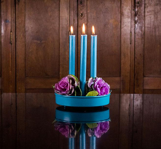 British Colour Standard Metal Candle Platter