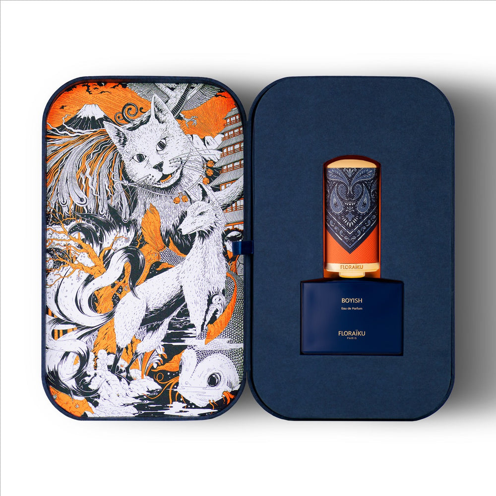 Floraiku Bento Box, BOYISH Eau de Parfum 50ml + 10ml with Travel Case