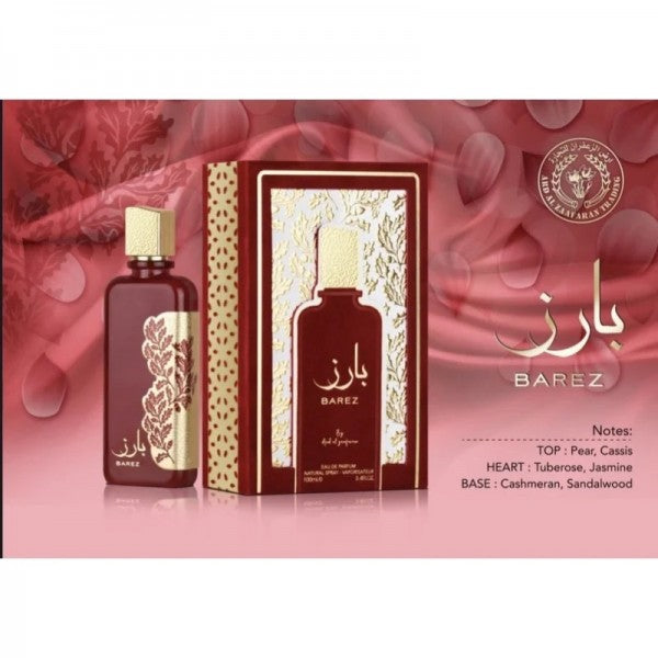 Ard Al Zaafaran Barez Eau de Parfum Unisex Perfume, 100 ml