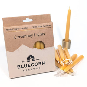 Pure Beeswax - Ceremony & Vigil Mini Taper Candles