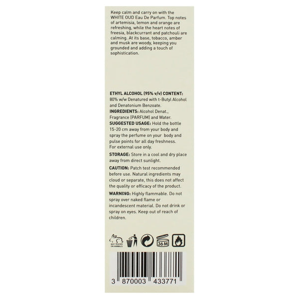 Bella Vita White Oud Eau de Parfum Unisex 3.4 oz