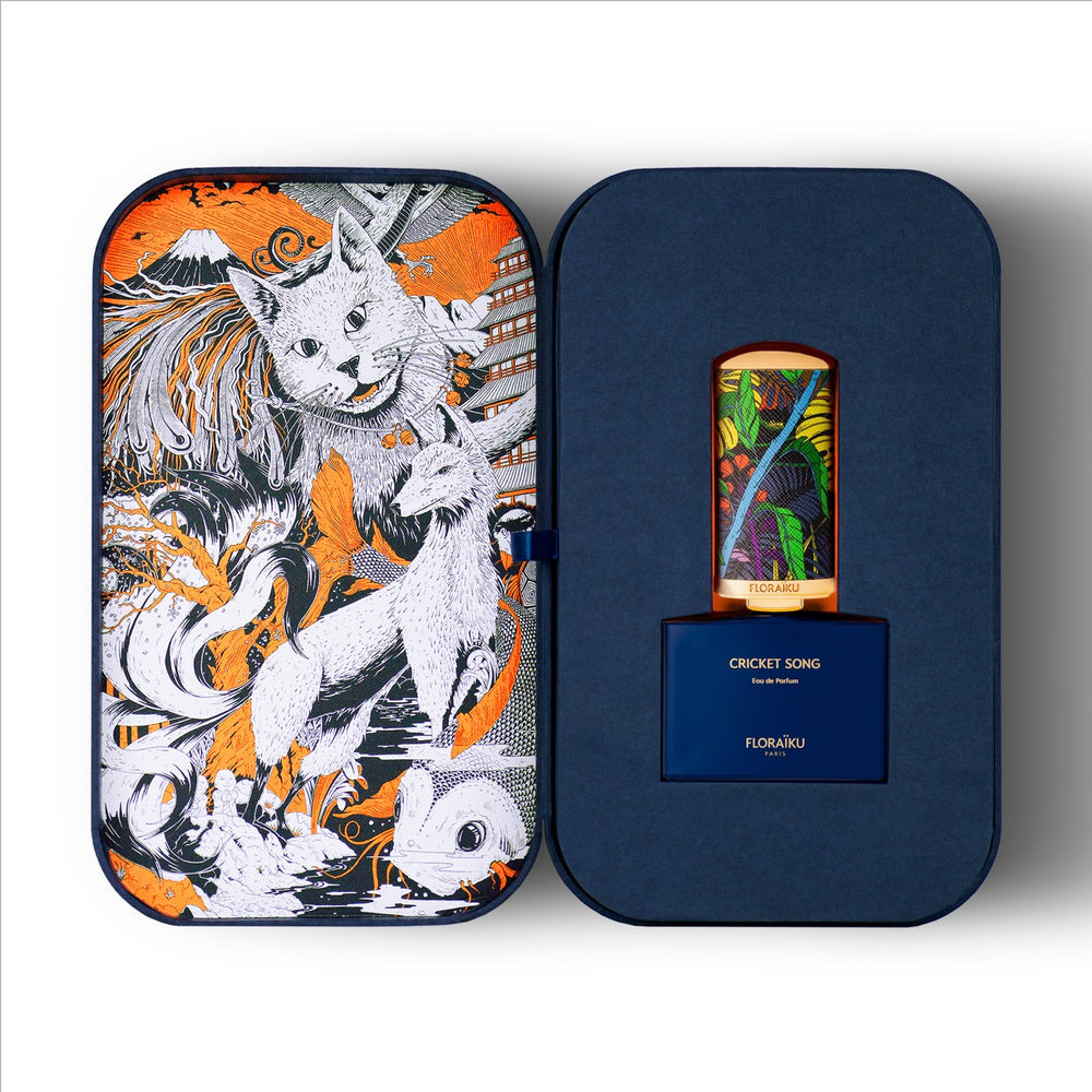 Floraiku Bento Box, CRICKET SONG Eau de Parfum 50ml + 10ml with Travel Case