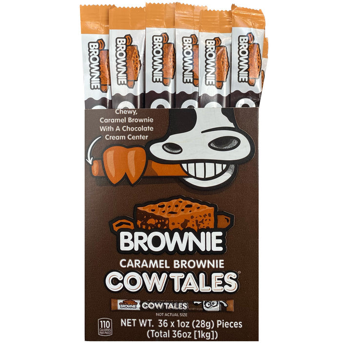 Goetze's Candy Cow Tales Caramel Chewy Candy Sticks, 1 Ounce  - 36 Count Display Box