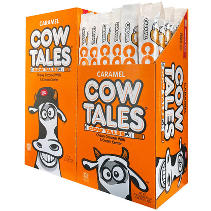 Goetze's Candy Cow Tales Caramel Chewy Candy Sticks, 1 Ounce  - 100 Piece with Tumbler