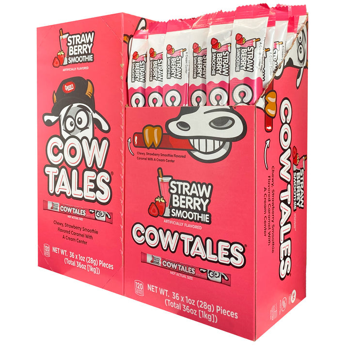 Goetze's Candy Cow Tales Caramel Chewy Candy Sticks, 1 Ounce  - 100 Piece with Tumbler