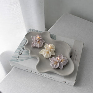 Orchid-Shaped Mini Candles | Floral Party Favor Candles