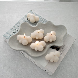 Cloud Shaped Candles, Aesthetic Home Decor