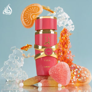 Lattafa Yara Candy - Vanilla, Fruity, Citrus, Floral - Eau de Parfum Long-Lasting Fragrance for Women, 3.40 Ounce / 100 ml