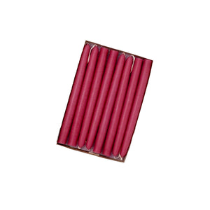 Mole Hollow Candles, 6" Tiny Unscented Taper Candle, Set of 24- Choose from 39 Colors!